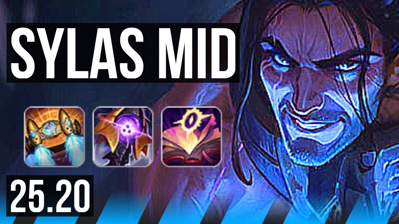 SYLAS vs AHRI (MID) | 15/0/7, Lendário, 7 Abates Solo | NA Grão-Mestre | 25.20