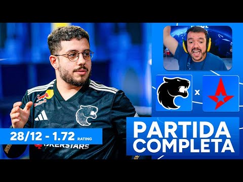 FURIA vs ASTRALIS – PARTIDA COMPLETA COM GAULES – IEM…