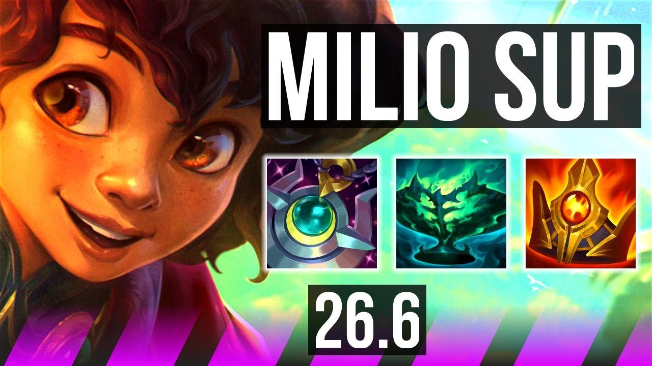 MILIO & Draven vs KARMA & Lucian (SUP) | Good KDA: 1/1/36 | TR Grão-Mestre | 26.6