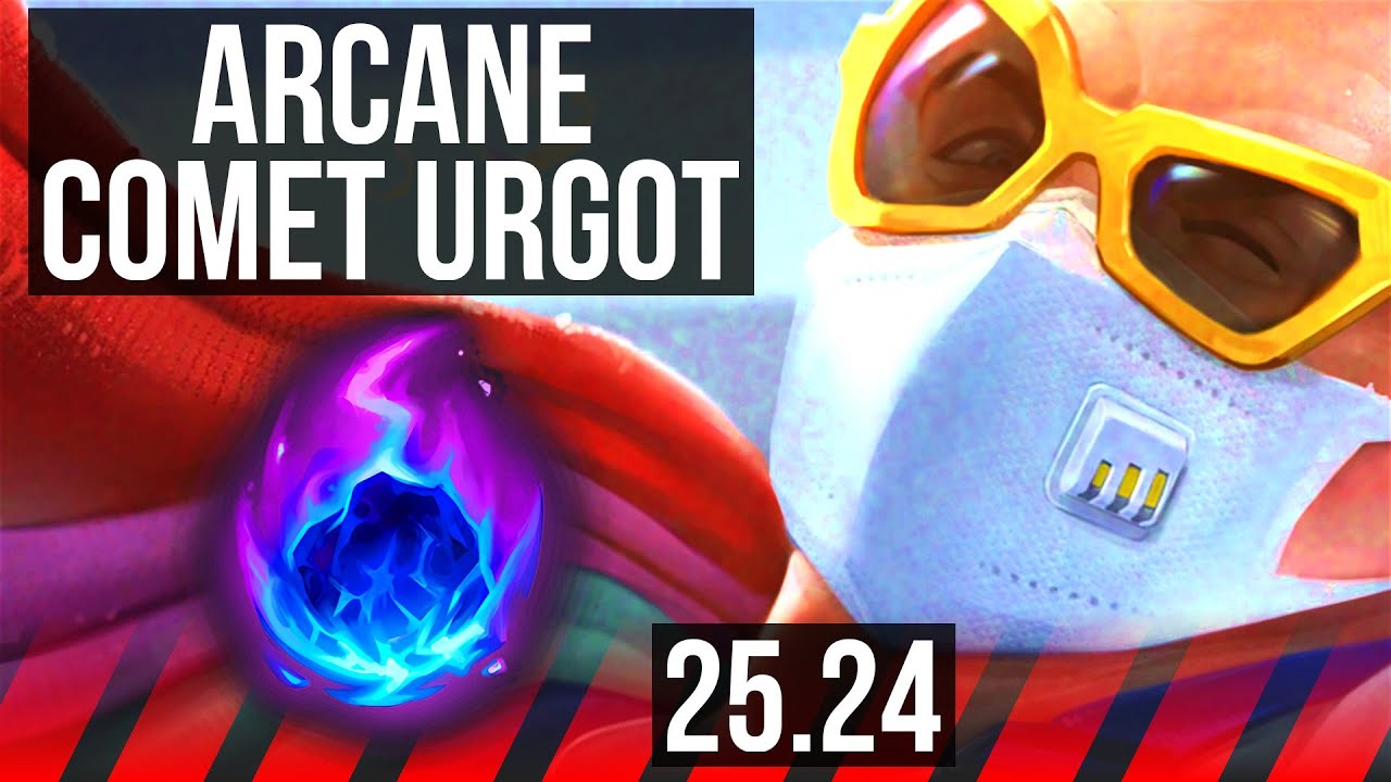 URGOT vs ILLAOI (TOP) | Arcane Comet, Perfect KDA: 6/0/4 | KR Grão-Mestre | 25.24