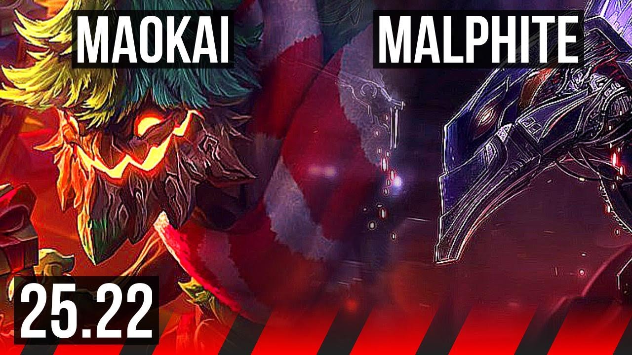 MAOKAI vs MALPHITE (TOP) | EUW Mestre | 25.22