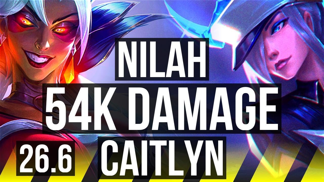 NILAH & Zilean vs CAITLYN & Senna (ADC) | 54K Dano | EUW Mestre | 26.6