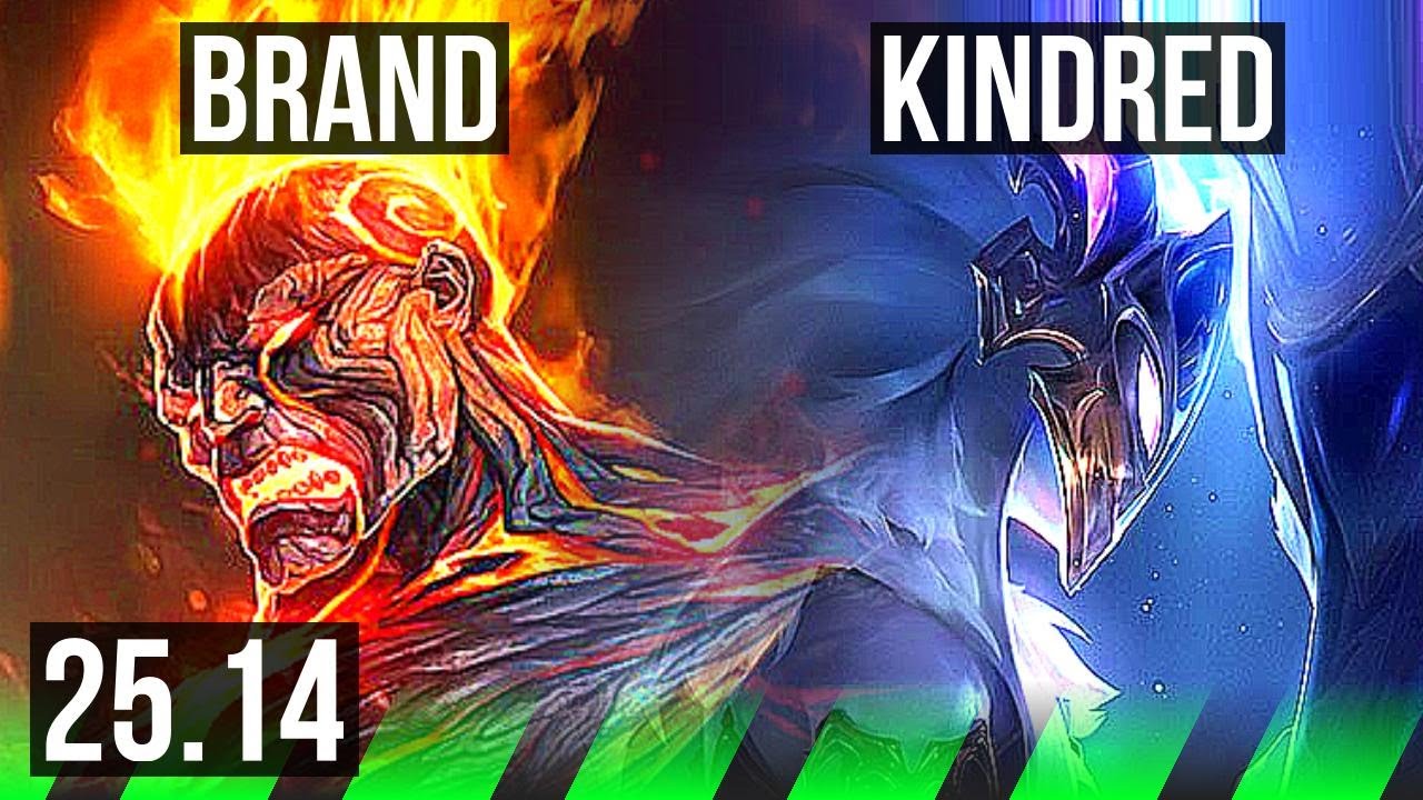 BRAND vs KINDRED (JGL) | Legendary, 18/2/8 | EUW Grandmaster | 25.14