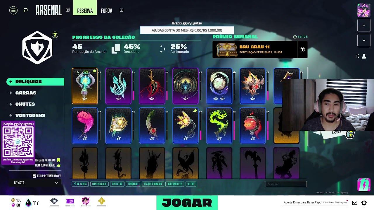 SUPERVIVE 1.0 CHEGOU 177/365 !pix !emote !donate !insta !discord !discordsupervivebr