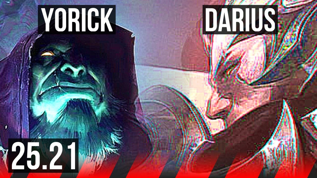 YORICK vs DARIUS (TOP) | Lendário | KR Mestre | 25.21