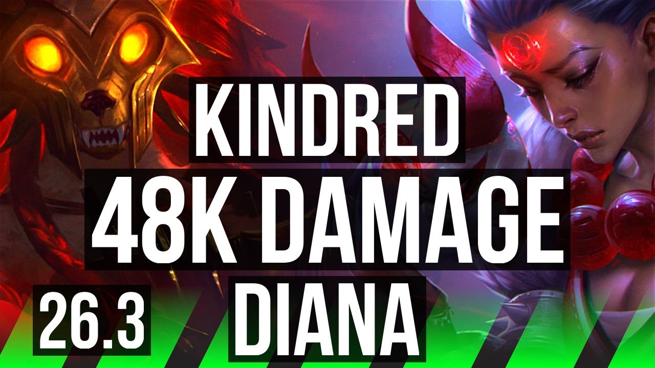 KINDRED vs DIANA (JGL) | 48K Dano | EUW Diamante | 26.3