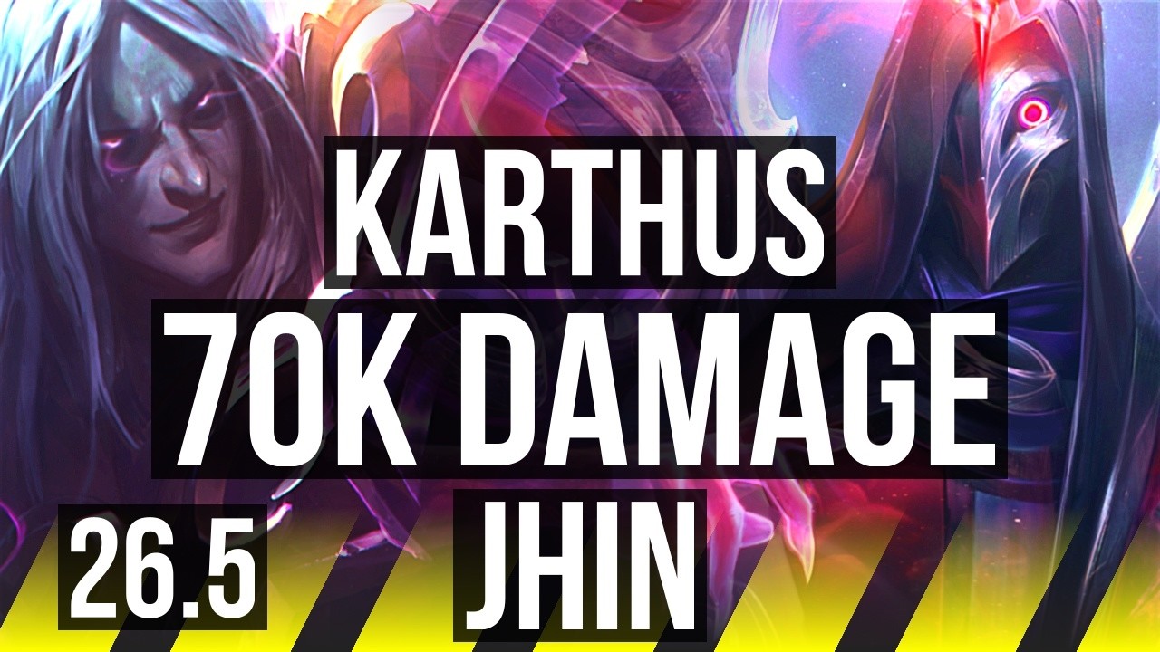 KARTHUS & Leona vs JHIN & Bard (ADC) | 70K Dano | EUW Desafiante | 26.5