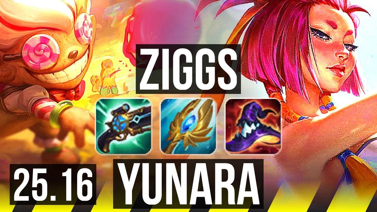 ZIGGS & Nautilus vs YUNARA & Karma (ADC) | 5k Retorno, 60k Dano, Dominando | KR Mestre | 25.16