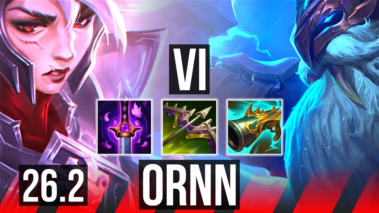 VI vs ORNN (TOP) | 42K Dano | EUW Desafiante | 26.2