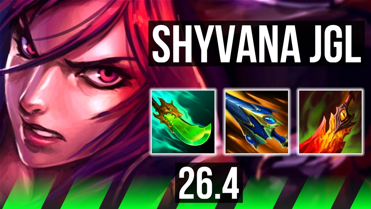 SHYVANA vs DARIUS (JGL) | Good KDA: 8/1/13, 48K Dano | EUW Diamante | 26.4
