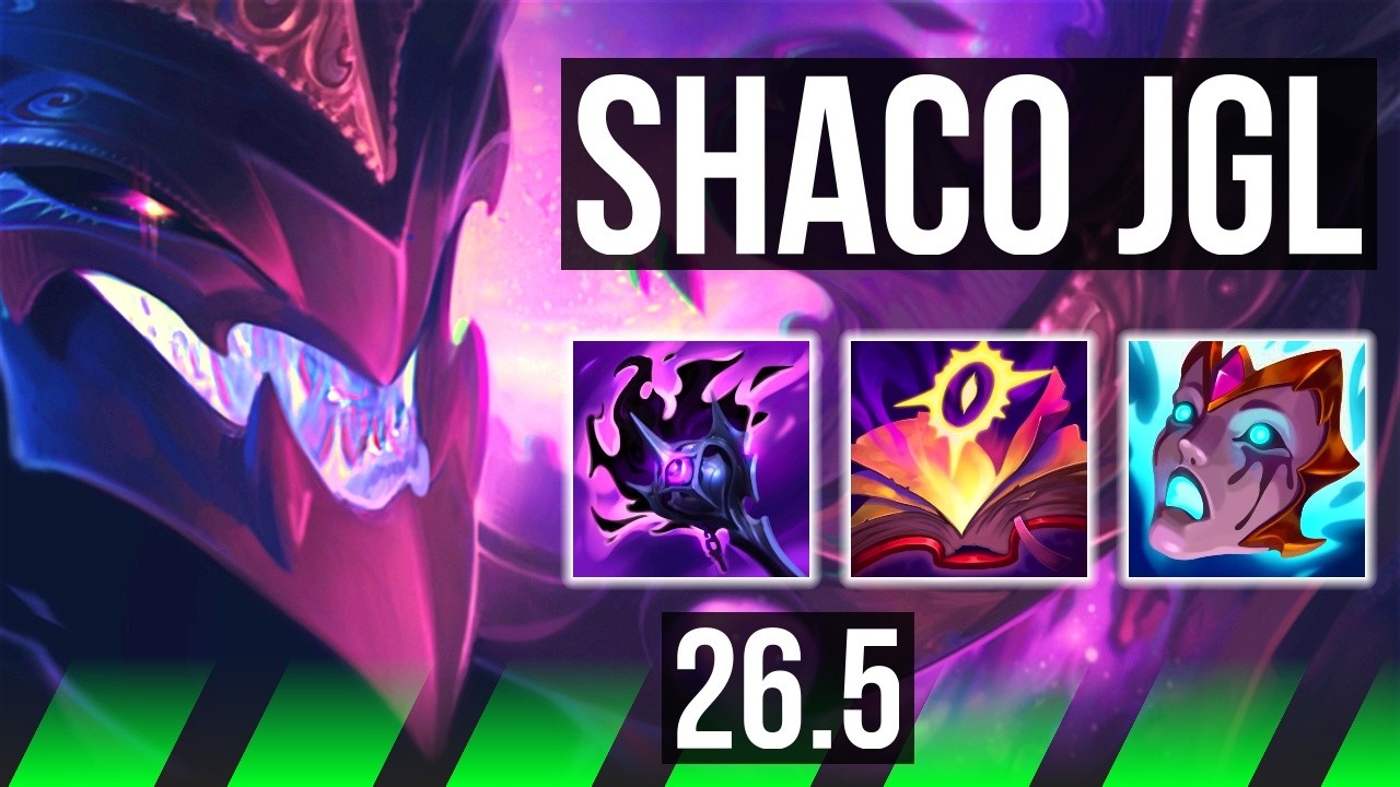 SHACO vs WARWICK (JGL) | 38K Dano | EUW Diamante | 26.5