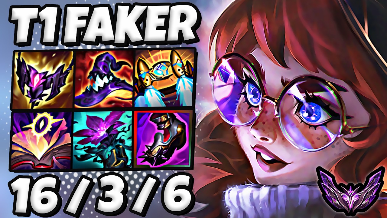 T1 Faker Aurora vs Viktor [ MID ] Korea Mestre 1171 LP | Patch 26.6