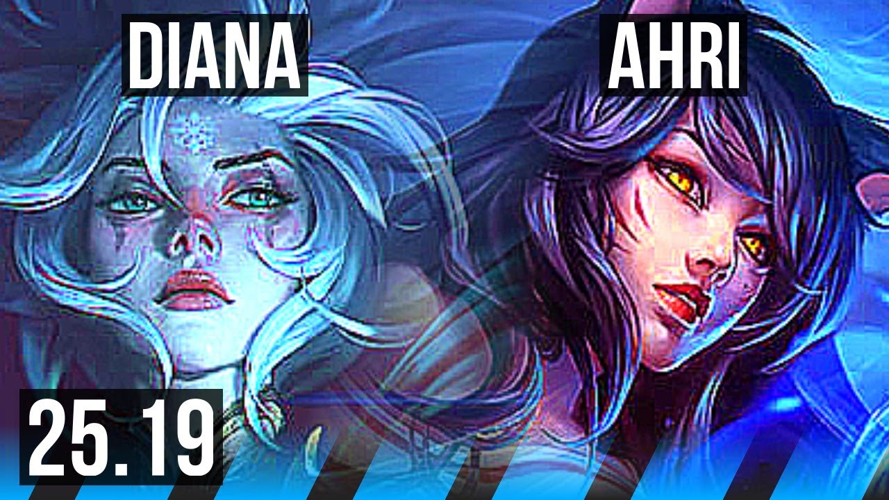 DIANA vs AHRI (MID) | 11/3/7, Dominando | NA Grão-Mestre | 25.19