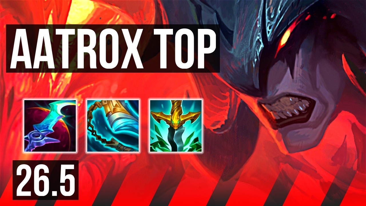 AATROX vs ZAAHEN (TOP) | Good KDA: 5/1/4 | EUW Mestre | 26.5