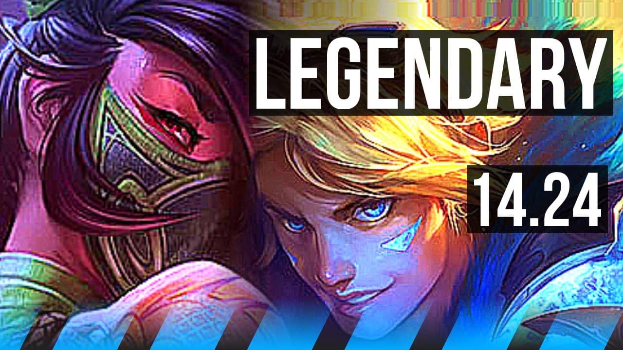 AKALI vs EZREAL (MID) | 8/0/2, Legendary | KR Diamond | 14.24