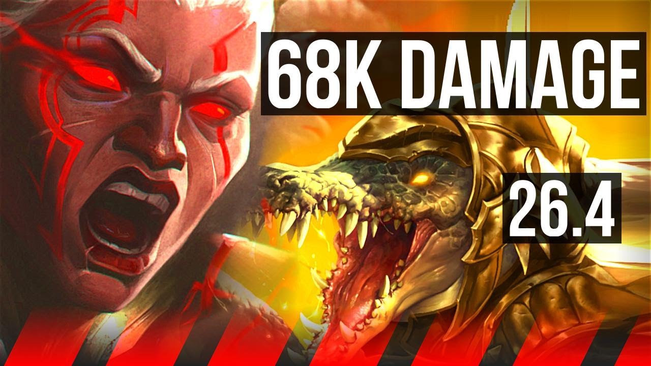 AMBESSA vs RENEKTON (TOP) | 68K Dano | KR Grão-Mestre | 26.4