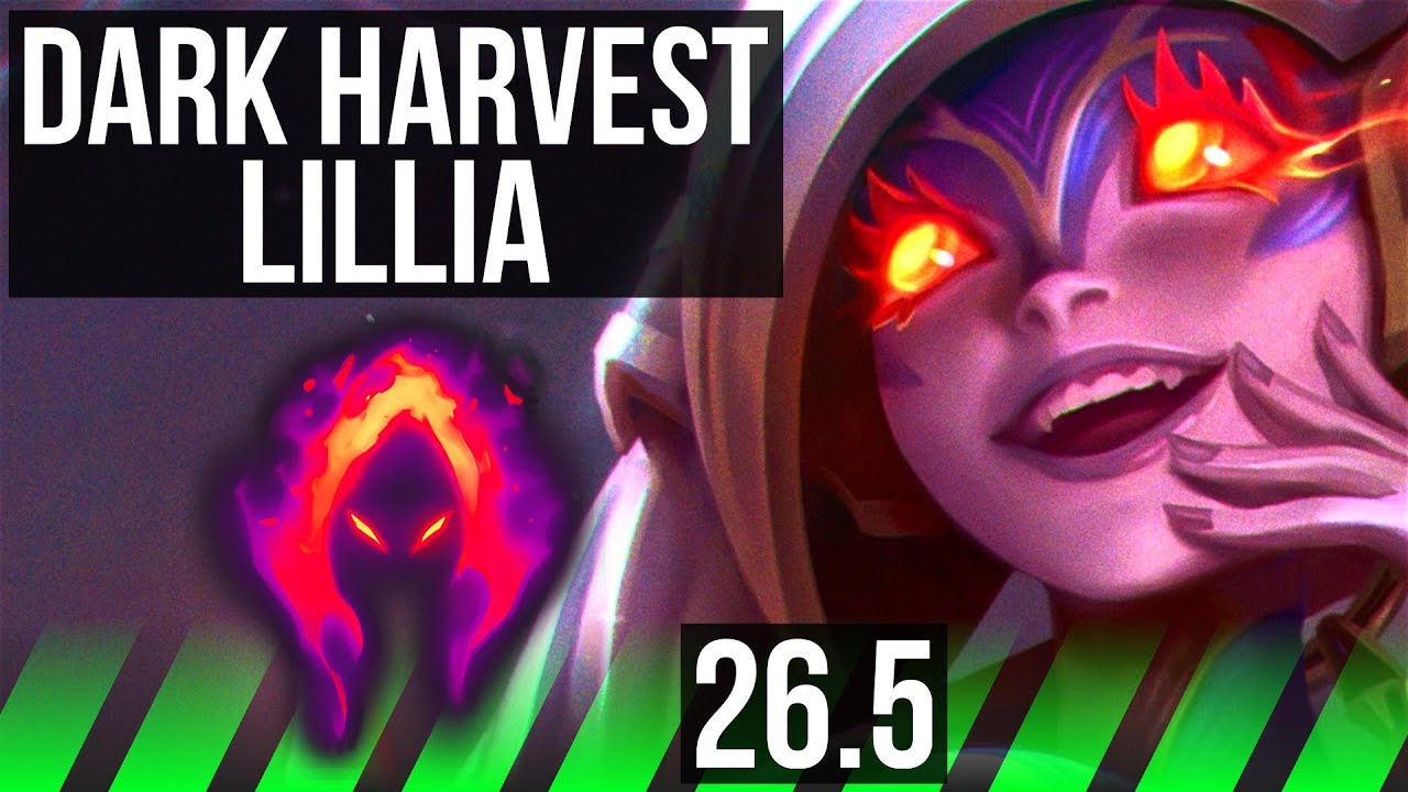 LILLIA vs GRAVES (JGL) | Dark Harvest, 5k gold Retorno | KR Diamante | 26.5