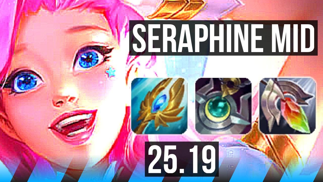 SERAPHINE vs MALZAHAR (MID) | 4/3/17, 600+ Jogos | EUW Diamante | 25.19