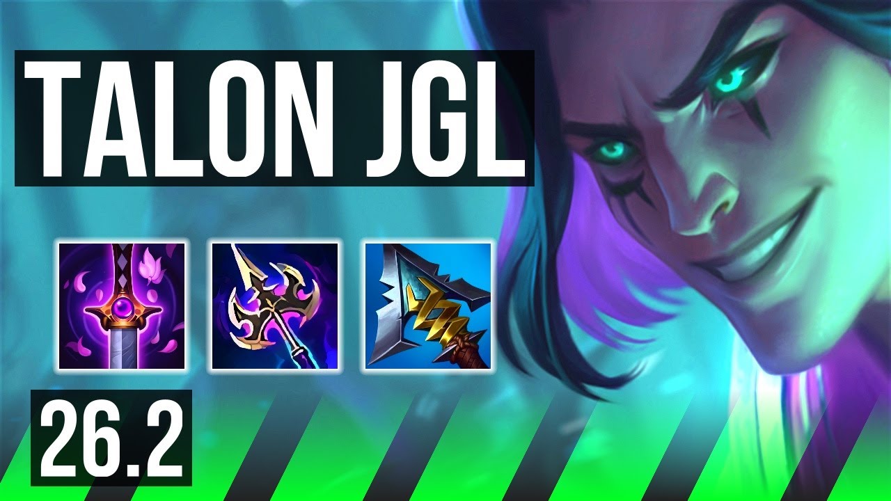 TALON vs VOLIBEAR (JGL) | Good KDA: 22/1/5, 48K Dano | EUNE Desafiante | 26.2