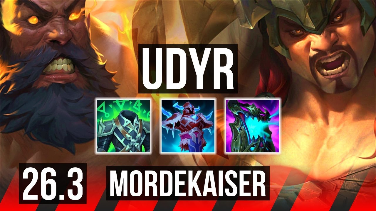 UDYR vs MORDEKAISER (TOP) | 40K Dano | KR Diamante | 26.3