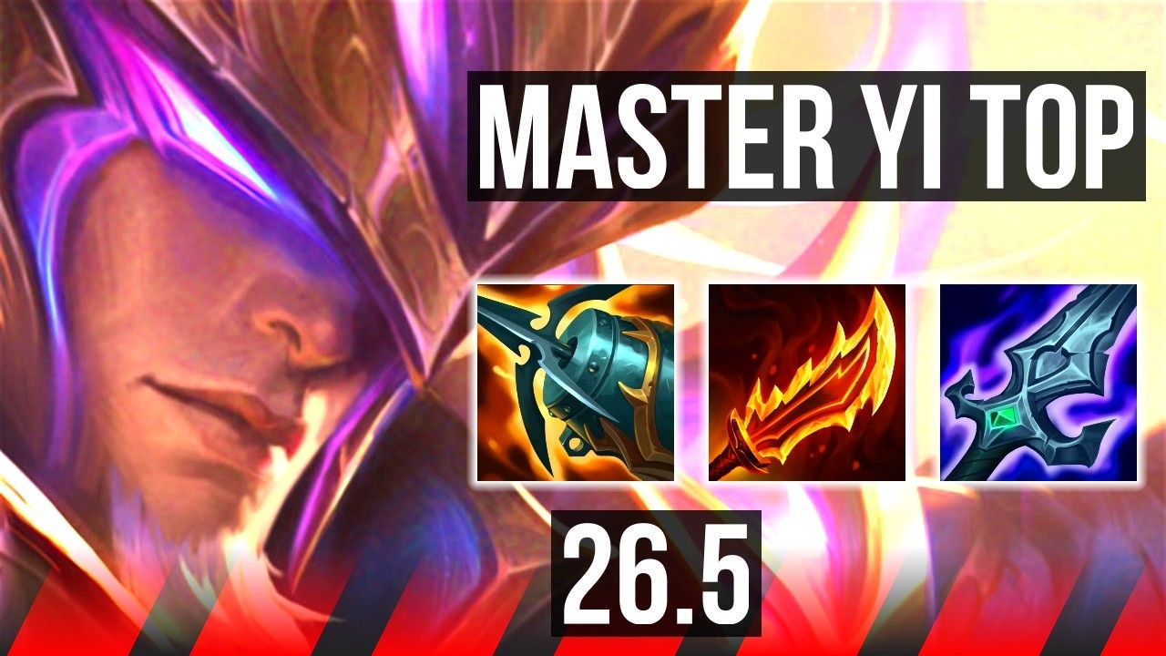 Mestre YI vs YASUO (TOP) | EUW Mestre | 26.5