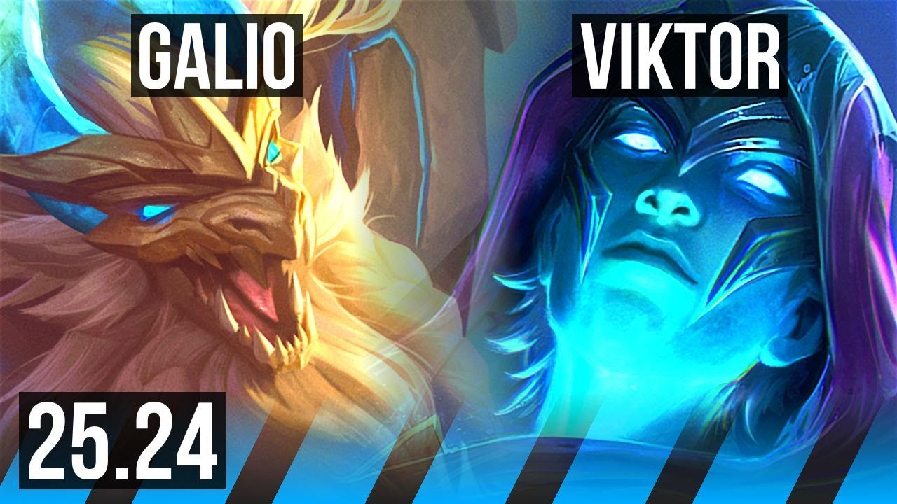 GALIO vs VIKTOR (MID) | KR Mestre | 25.24