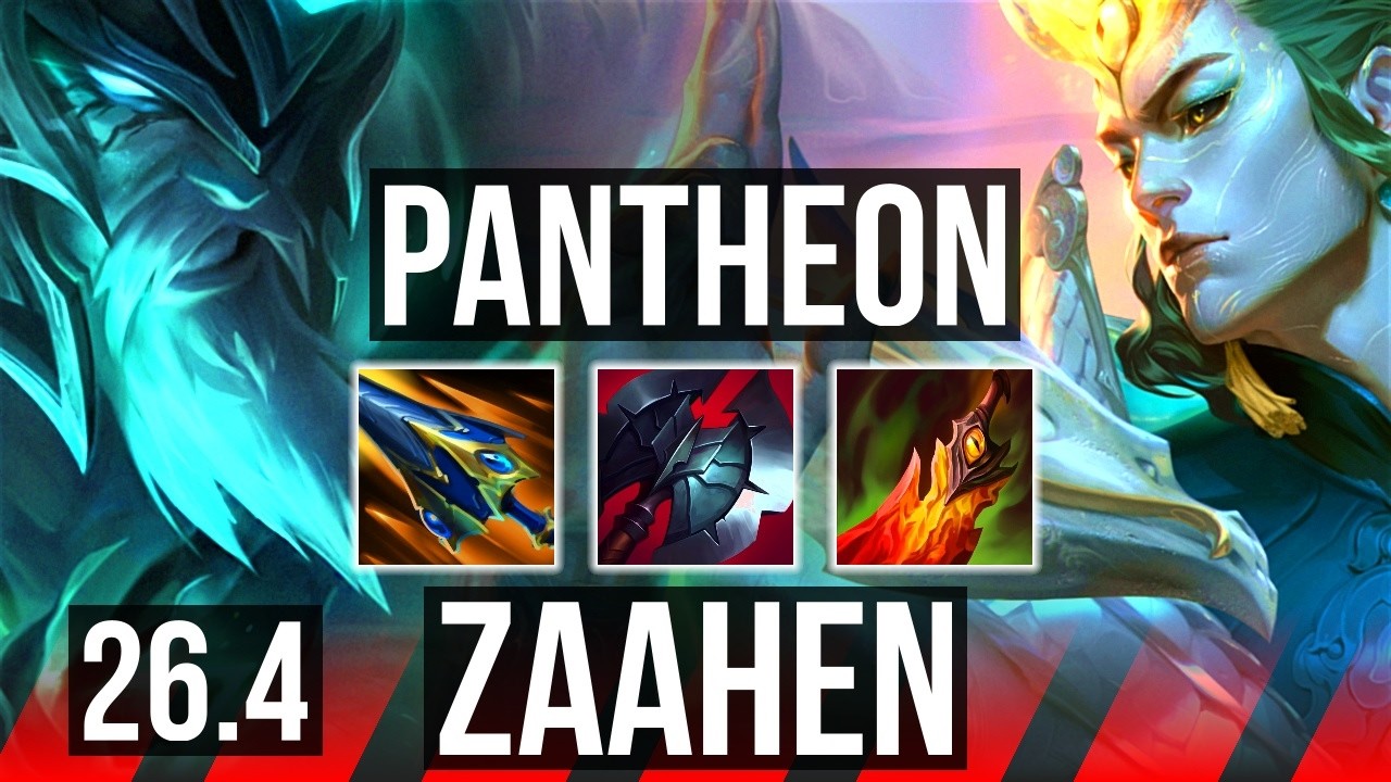 PANTHEON vs ZAAHEN (TOP) | EUW Mestre | 26.4