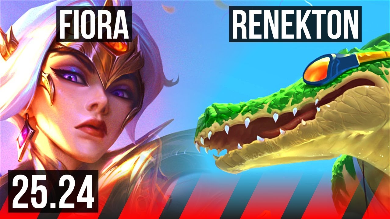 FIORA vs RENEKTON (TOP) | Perfect KDA: 9/0/4 | EUW Mestre | 25.24
