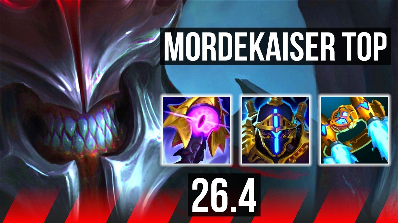 MORDEKAISER vs DARIUS (TOP) | Good KDA: 21/2/8, 7k gold Retorno, 44K Dano | EUW Mestre | 26.4