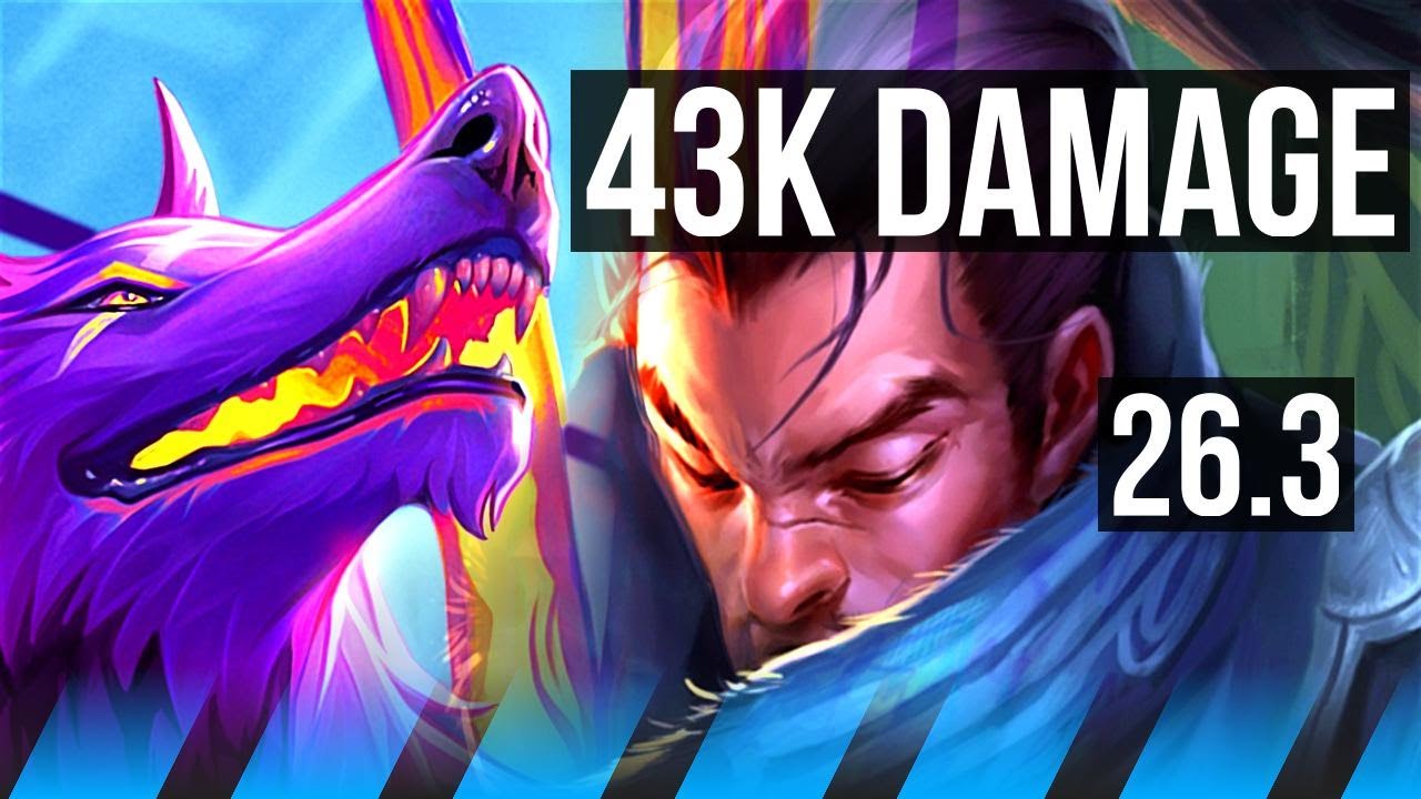 NAAFIRI vs YASUO (MID) | 5k gold Retorno, 43K Dano | EUW Mestre | 26.3