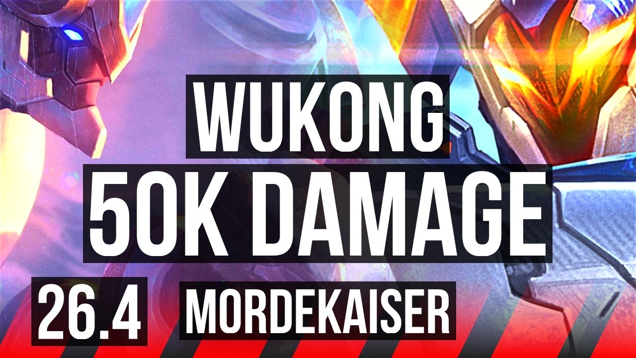 WUKONG vs MORDEKAISER (TOP) | 50K Dano | EUW Diamante | 26.4