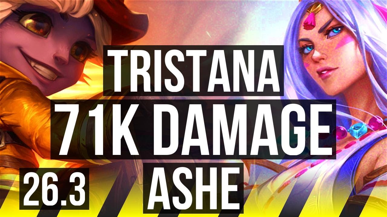 TRISTANA & Yuumi vs ASHE & Braum (ADC) | 71K Dano, 5k gold Retorno |&hellip;