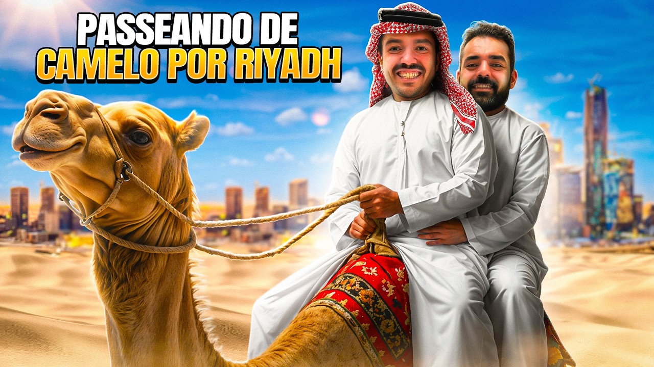ANDEI DE CAMELO NA ARÁBIA COM A TRIBO E OLHA NO QUE DEU 👀