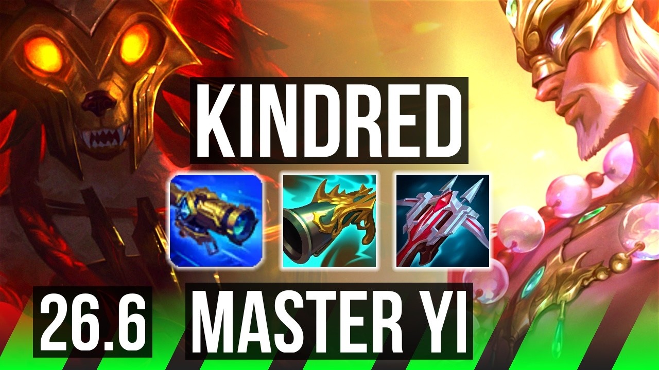 KINDRED vs Mestre YI (JGL) | EUW Desafiante | 26.6