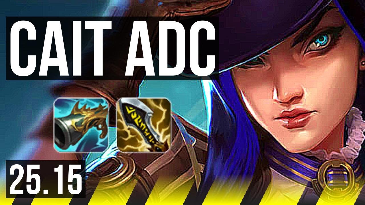CAITLYN & Zoe vs YUNARA & Blitzcrank (ADC) | 6/1/8 | KR Mestre | 25.15