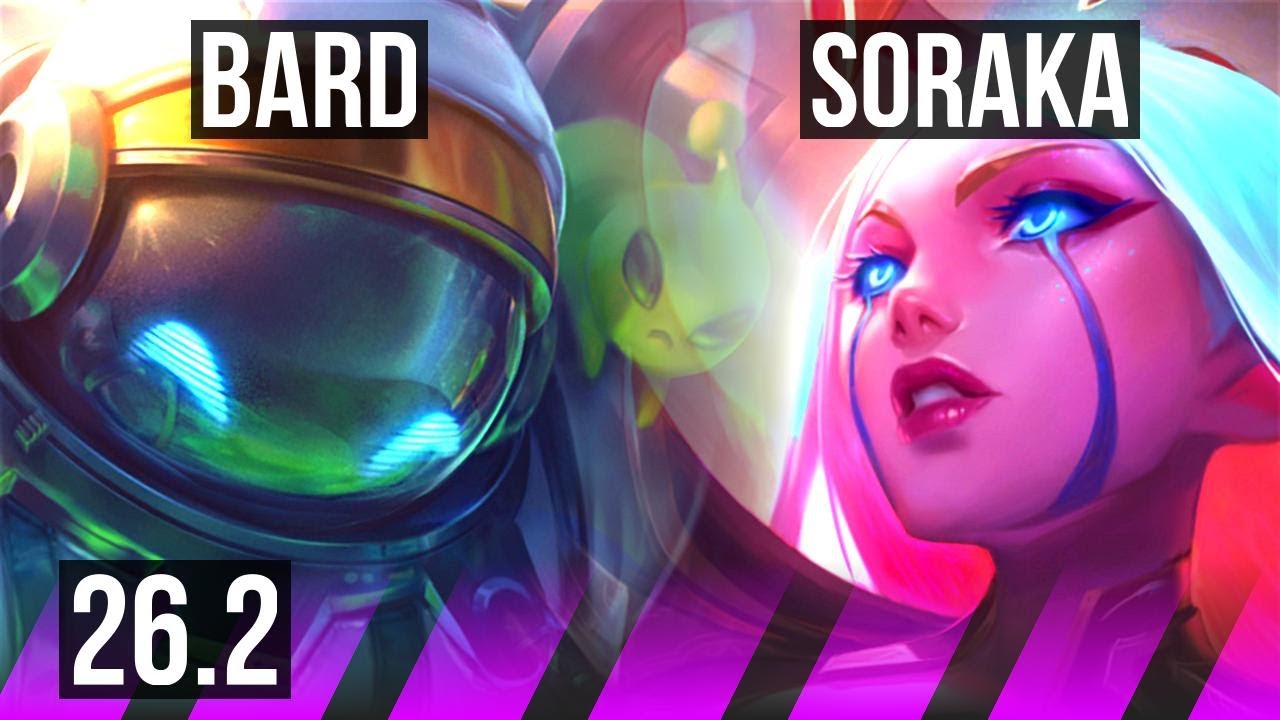 BARD & Ezreal vs SORAKA & Kai’Sa (SUP) | Perfect KDA: 9/0/18 | EUW Mestre | 26.2
