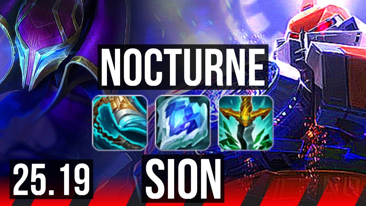 NOCTURNE vs SION (TOP) | KR Diamante | 25.19