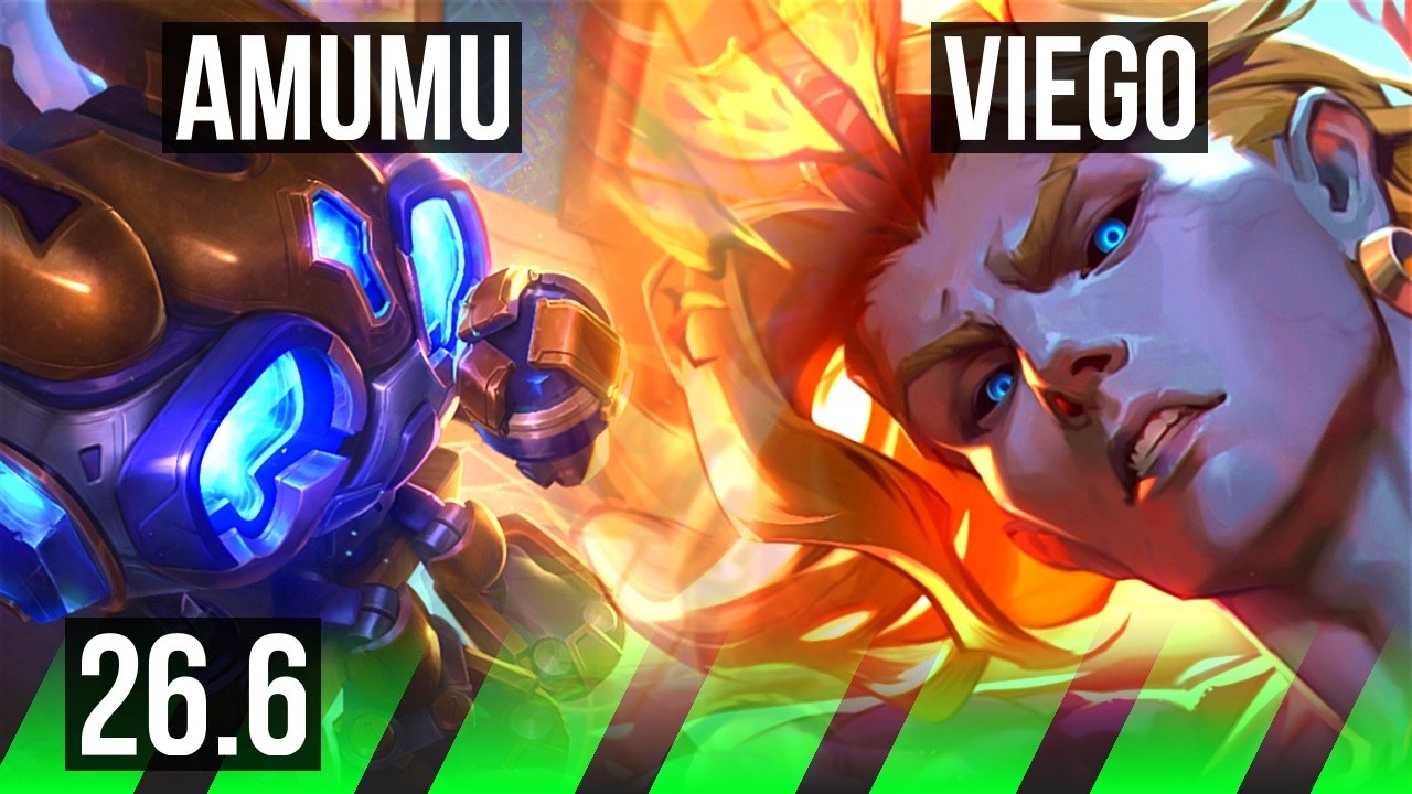 AMUMU vs VIEGO (JGL) | EUW Mestre | 26.6