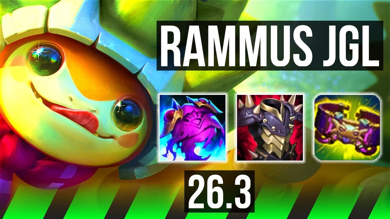 RAMMUS vs FIDDLESTICKS (JGL) | 38K Dano, Good KDA: 11/2/29 | NA Grão-Mestre | 26.3
