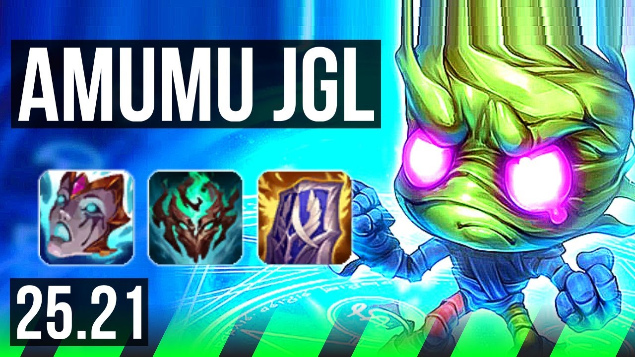 AMUMU vs HECARIM (JGL) | 6k Retorno, 33k Dano, 500+ Jogos | NA Mestre | 25.21