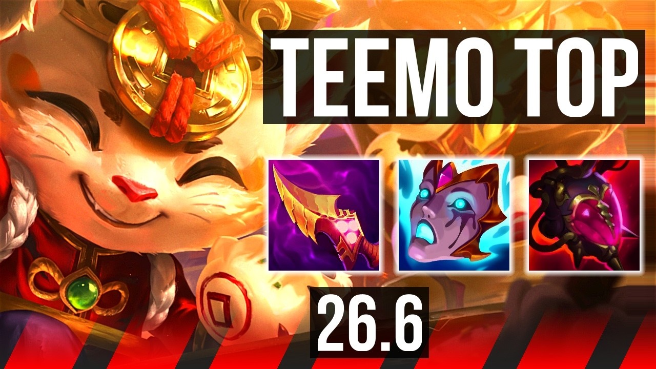TEEMO vs DARIUS (TOP) | KR Diamante | 26.6