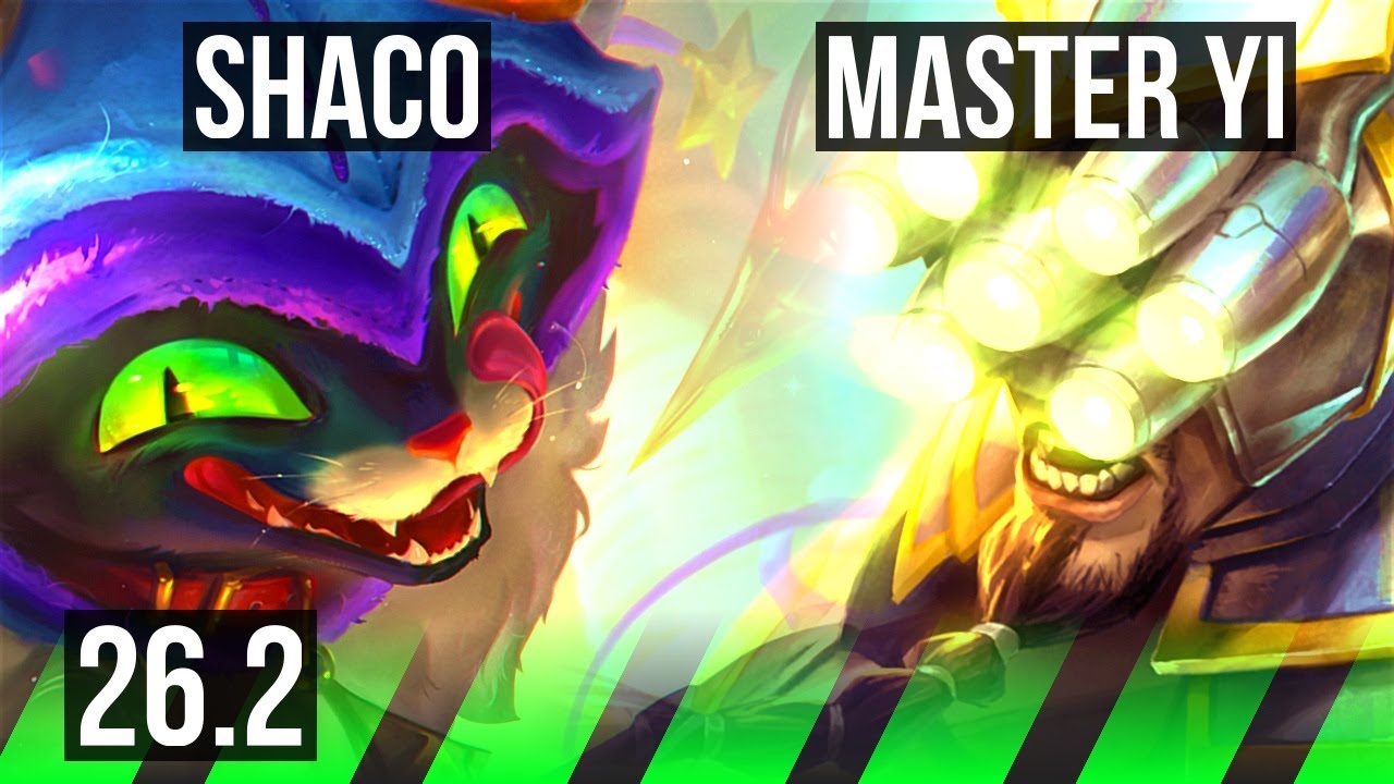 SHACO vs Mestre YI (JGL) | KR Diamante | 26.2