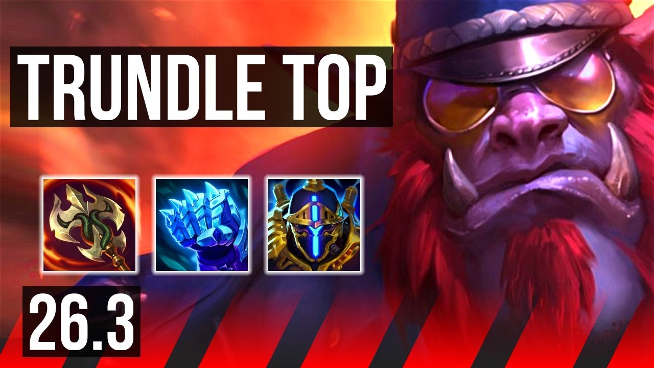 TRUNDLE vs YASUO (TOP) | Good KDA: 10/2/2 | EUW Mestre | 26.3