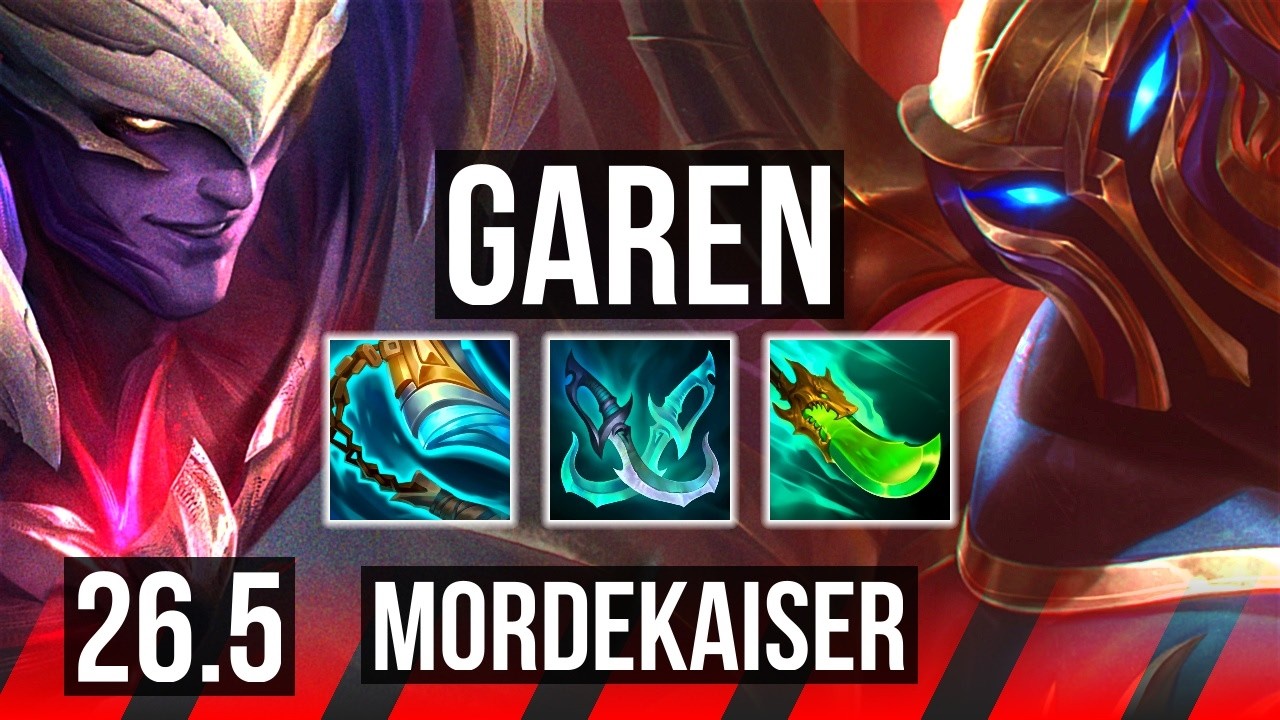 GAREN vs MORDEKAISER (TOP) | EUW Mestre | 26.5