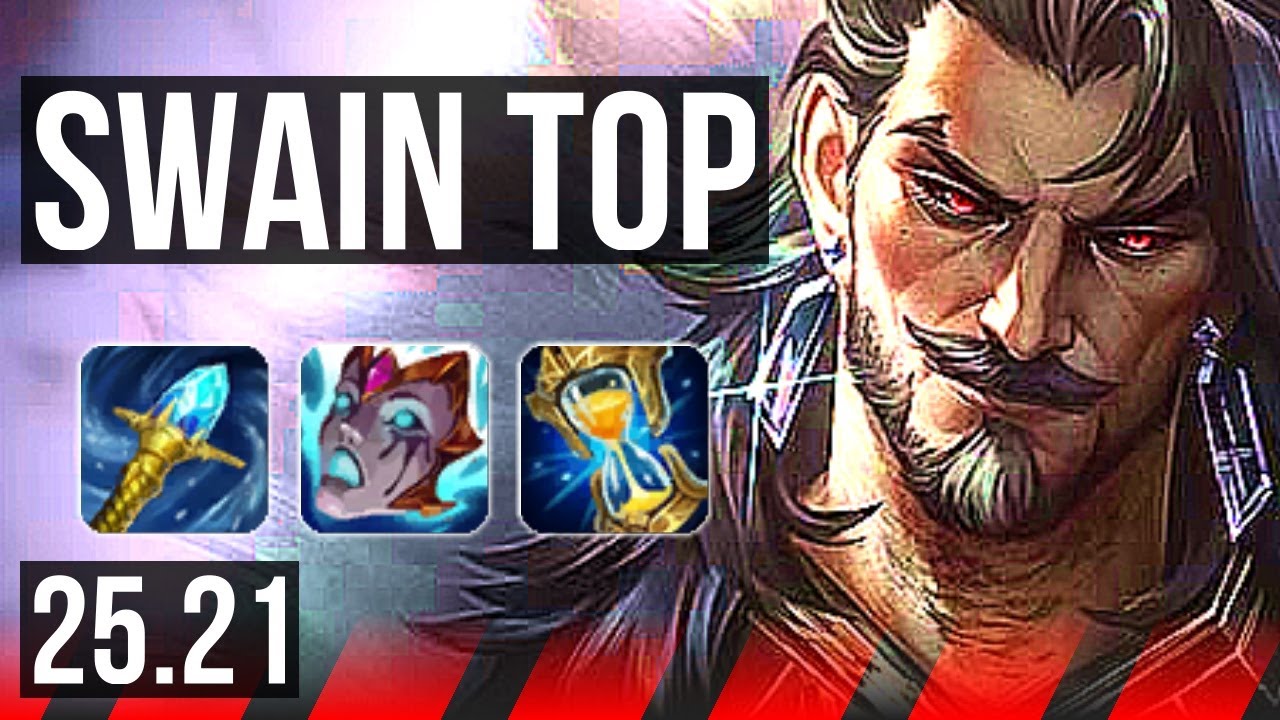 SWAIN vs YASUO (TOP) | 600+ Jogos | KR Diamante | 25.21