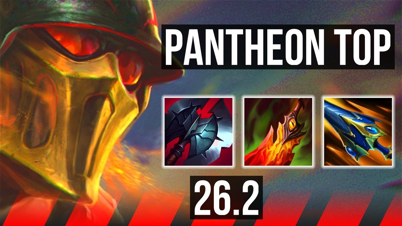 PANTHEON vs NASUS (TOP) | Perfect KDA: 9/0/0 | NA Mestre | 26.2