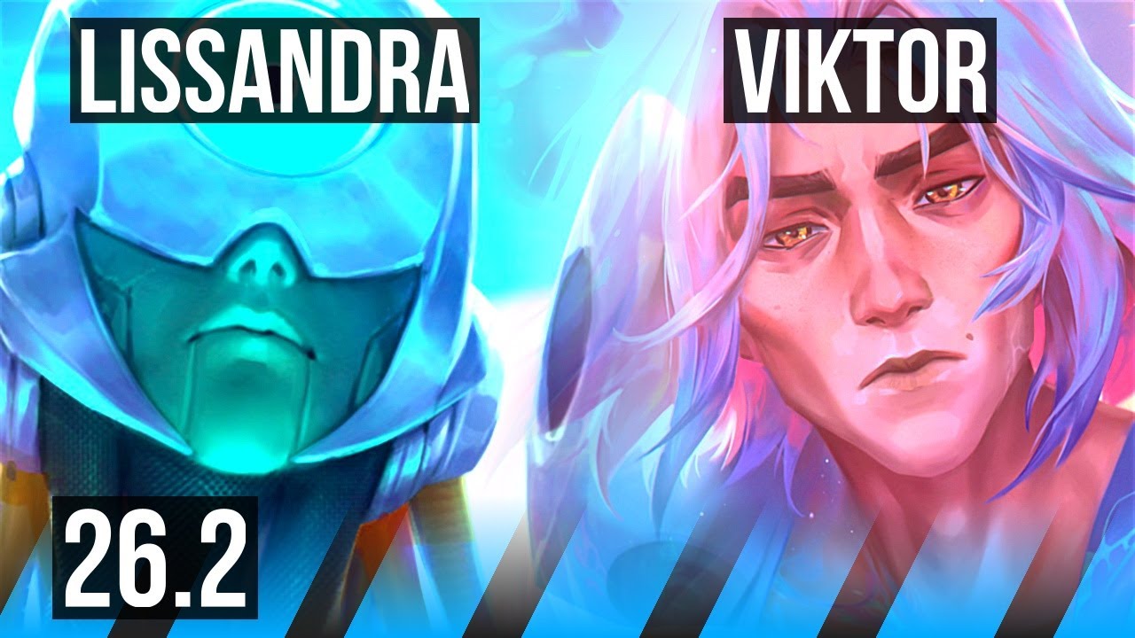 LISSANDRA vs VIKTOR (MID) | 36K Dano | NA Mestre | 26.2