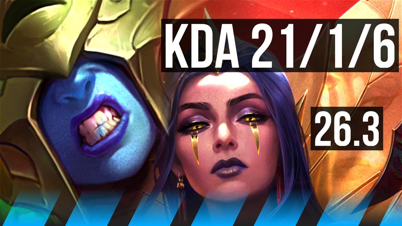 LISSANDRA vs LEBLANC (MID) | Good KDA: 21/1/6 | KR Mestre | 26.3