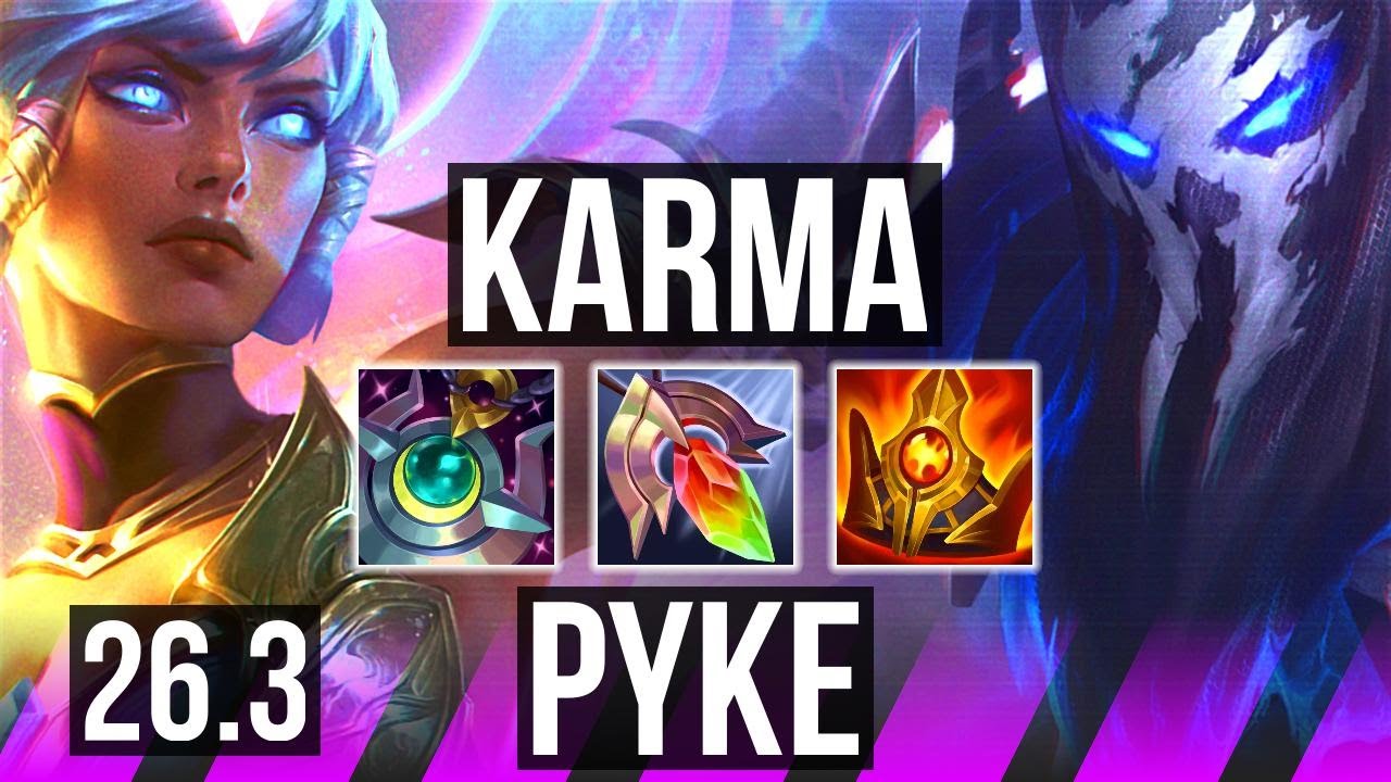 KARMA & Smolder vs PYKE & Ezreal (SUP) | KR Desafiante | 26.3