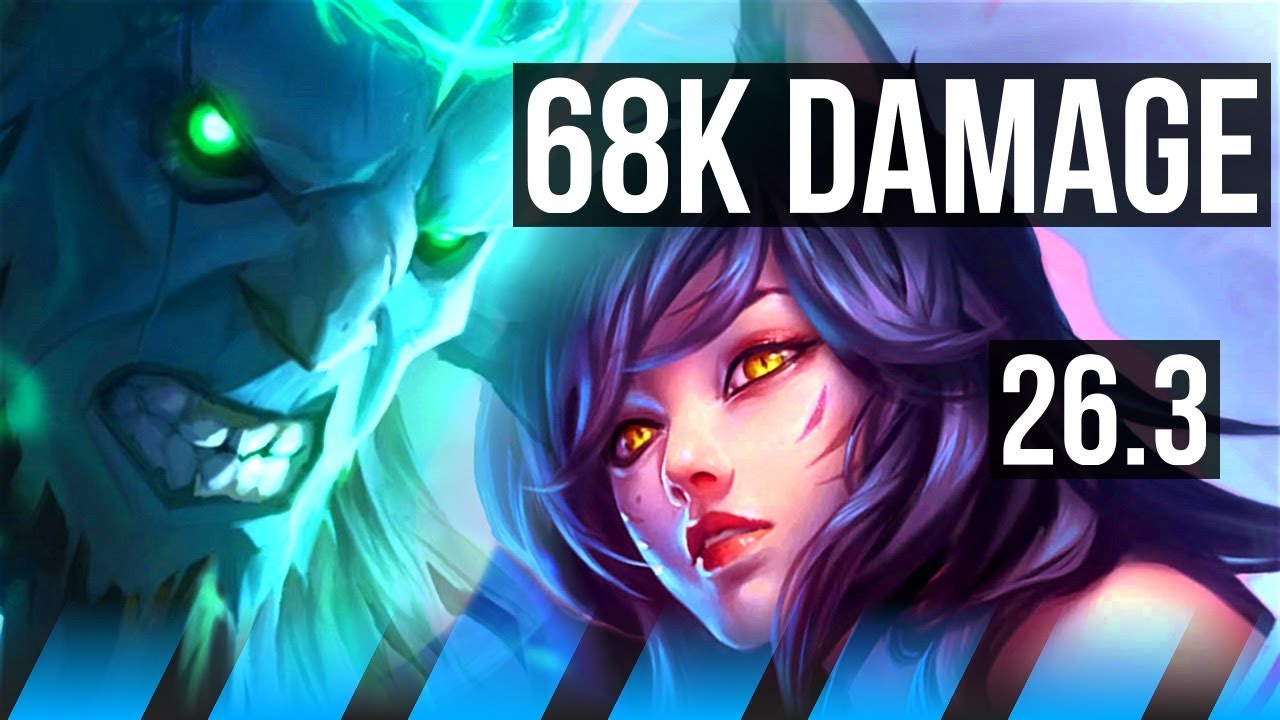 RYZE vs AHRI (MID) | 68K Dano | EUW Mestre | 26.3